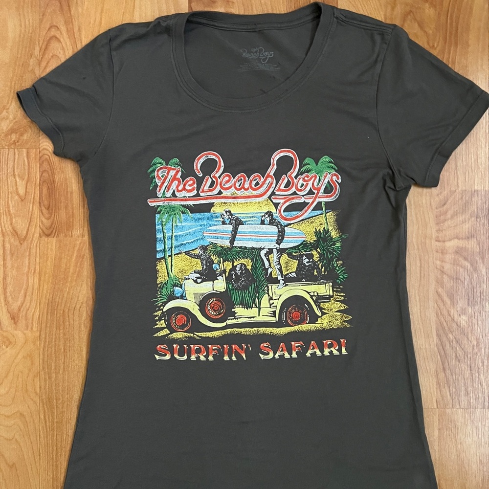 The Beach Boys Surfin' Safari Graphic Tee Dark Gray Charcoal